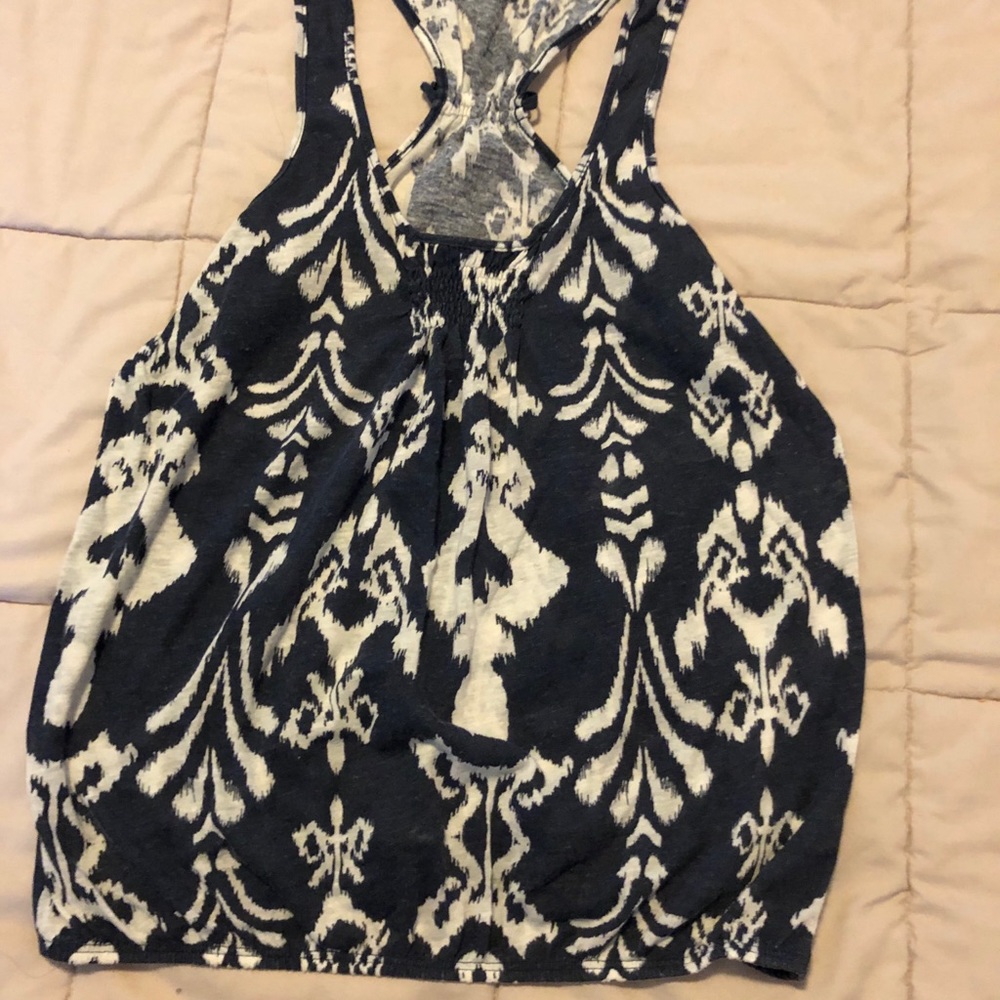 Printed cotton printed tank